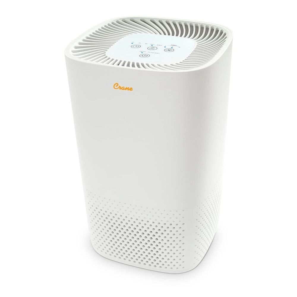 Crane True HEPA Air Purifier Germicidal UV Light EE-5067 250 Sq Ft NIB